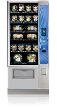 Merchant media combo food narrow crane vending machine